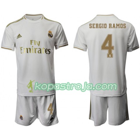 Billiga Fotbollströjor Real Madrid Sergio Ramos 4 Barn Hemma tröja 2019/20 Kortärmad